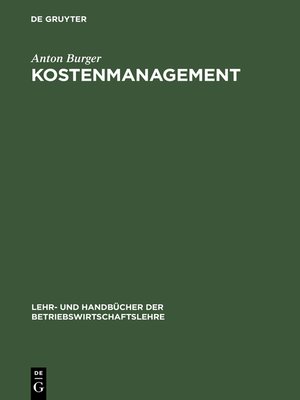 cover image of Kostenmanagement